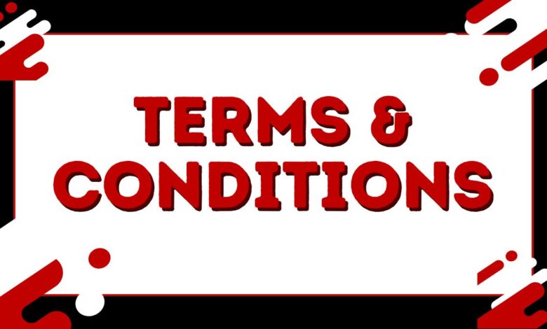 Terms & Conditions